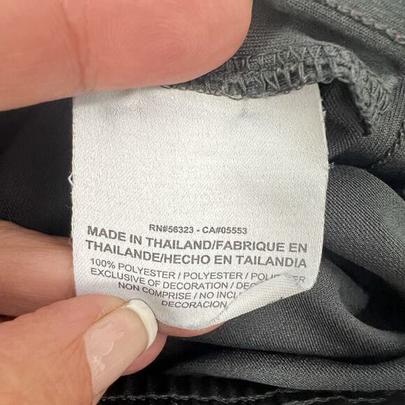 Nike Shorts Mens Large Black Red Swoosh Athletic Basketball Gym - Picture 6 of 8